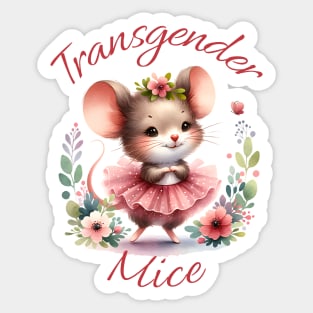 Transgender Mice Trump State of the Union Science Transgenic Sticker